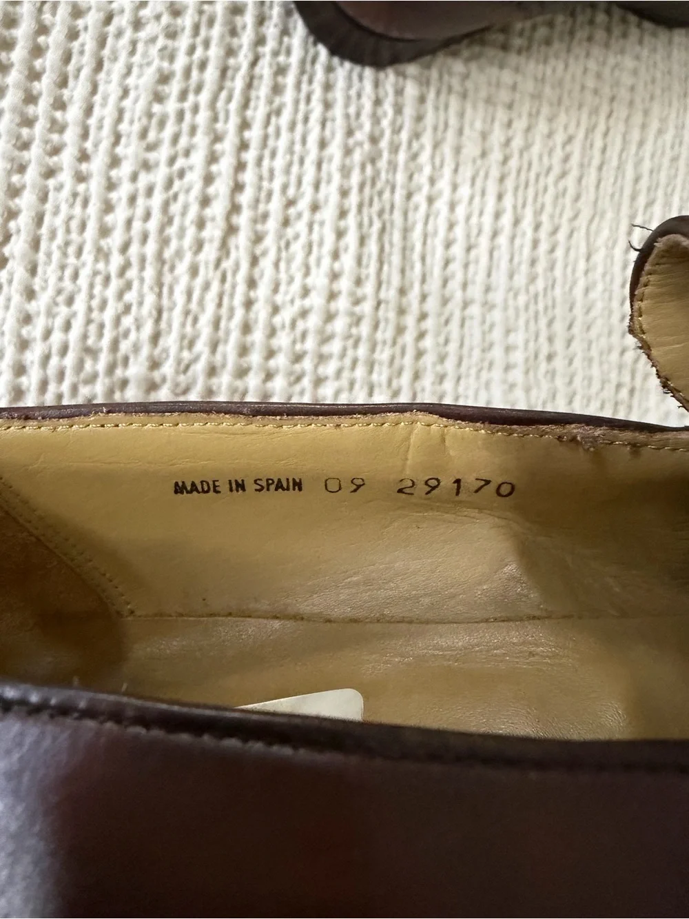 Mezlan Dark Brown Leather Tassel Loafers